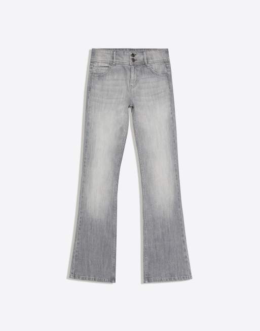 Bershka Bootcut-Jeans in Hellgrau, 5 von 5