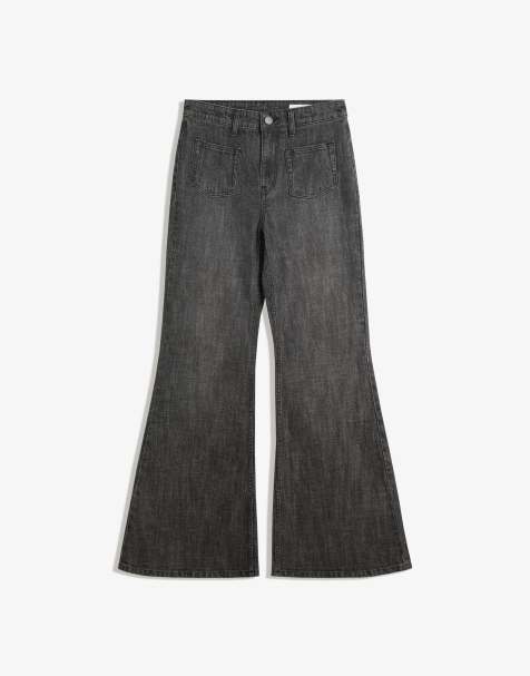 Bershka Bootcut jeans in navy - view 1