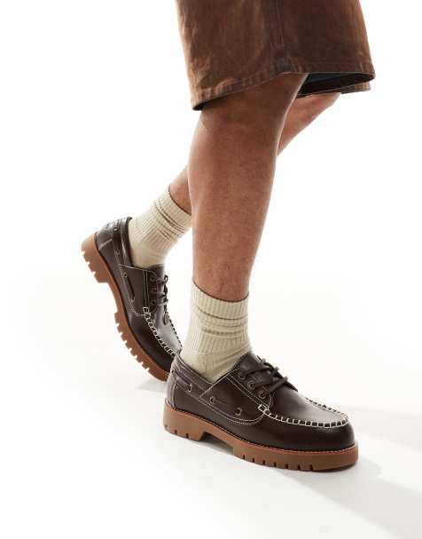 Bershka - Bootschoenen in bruin - view 1
