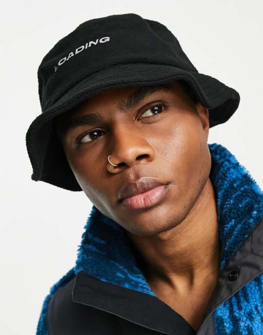 Bershka bucket hat in black ASOS