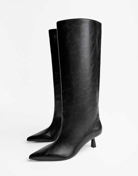 Bershka - Bottes à petit talon - Noir - view 1