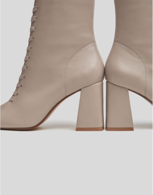 Bottes beige bershka new arrivals