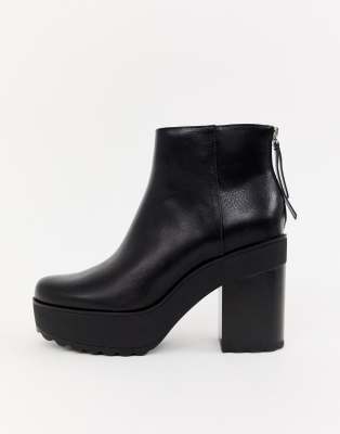 bottines a talon bershka