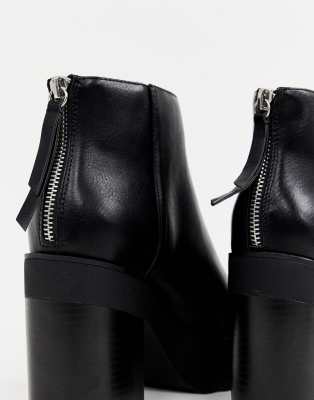 bottines plateforme bershka