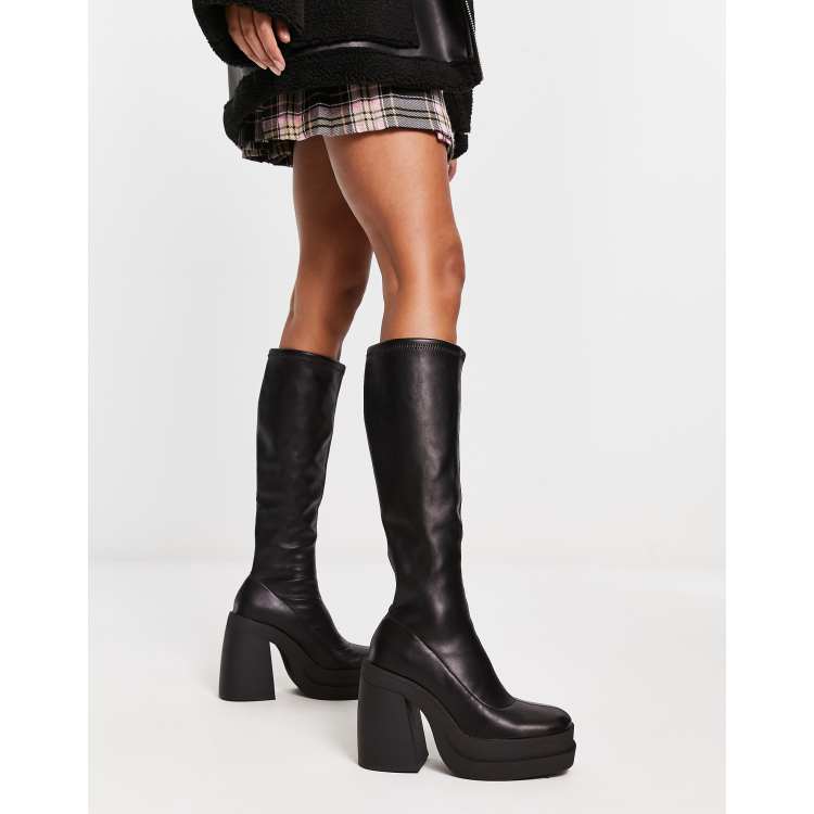 Bottines plateforme bershka best sale