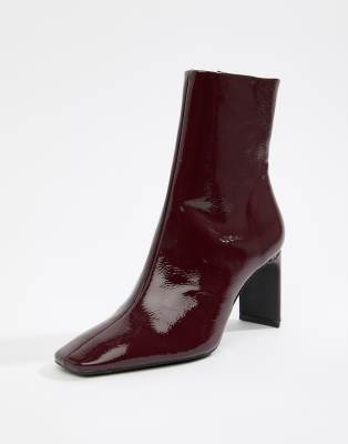 bottines vernies bershka