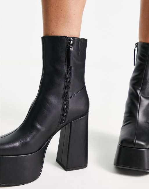 Bottines 2025 plateforme bershka