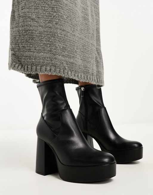 Bershka bottines outlet noires