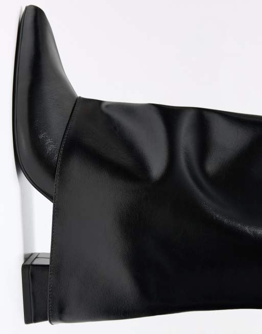 Bershka bottines à talon en noir, 4 de 7