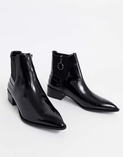 Bershka - Bottines chelsea compactes - Noir