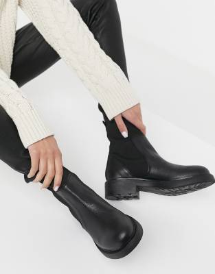 bershka bottines noires