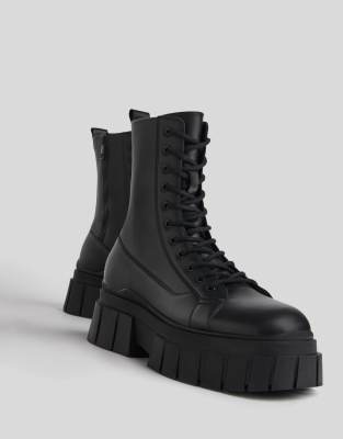 bottes plateforme bershka