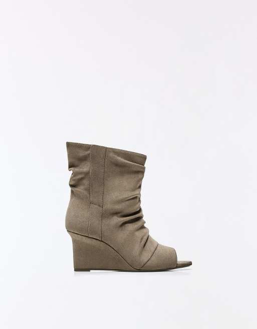 Bershka - Bottines souples - Beige, 2 de 6