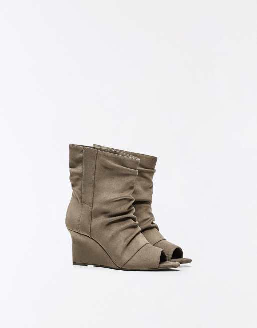 Bershka - Bottines souples - Beige, 3 de 6