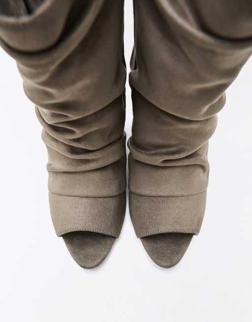 Bershka - Bottines souples - Beige, 4 de 6