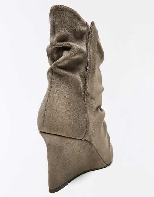 Bershka - Bottines souples - Beige, 6 de 6