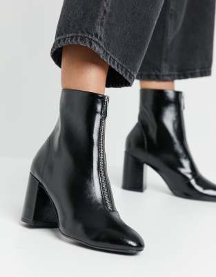 bottines vernies bershka