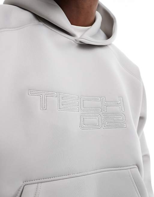 Bershka boxy fit premium hoodie in gray | ASOS Bershka boxy fit premium hoodie in gray | ASOS
