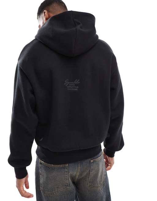 Bershka black hoodie sale