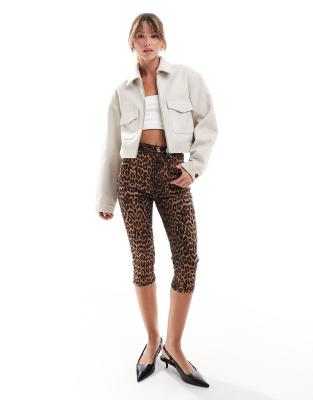 BERSHKA BOXY WOOL JACKET 