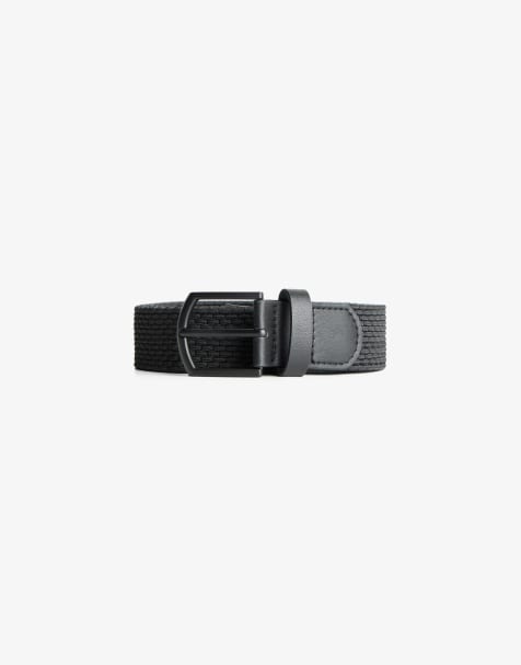 Bershka Braided belt in black - view 1