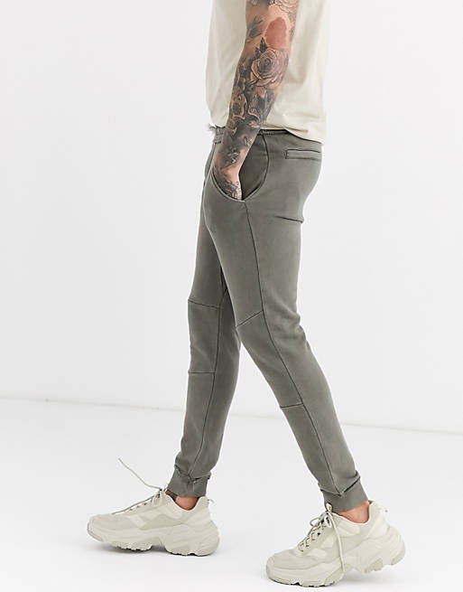 Bershka Kaki broek khaki casual uitstraling Mode Broeken Kaki broeken 
