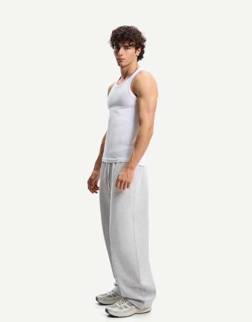 Bershka - Broek met ballonpijpen in grijs