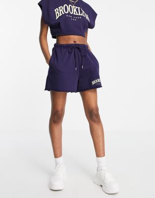 bershka sweat shorts