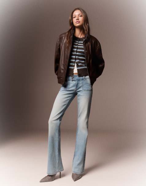 Bershka – Brun jacka med lädereffekt - view 1