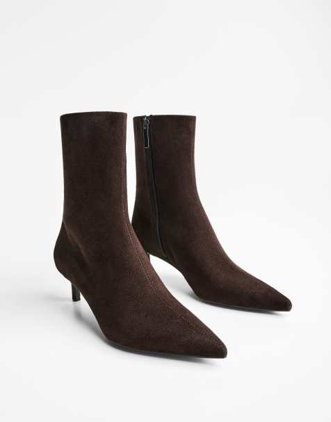 Bershka – Bruna ankelboots med taxklack - view 1