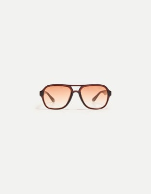 Bershka – Bruna solglasögon i retrostil - view 1
