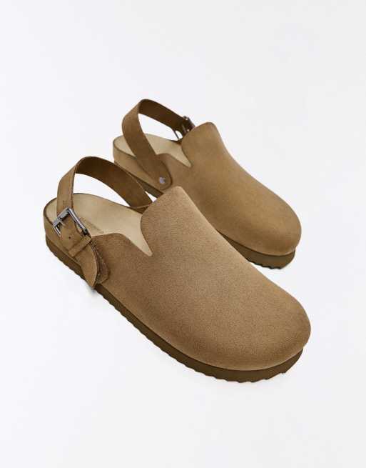 Bershka – Bruna tofflor med remdetalj, 2 av 4