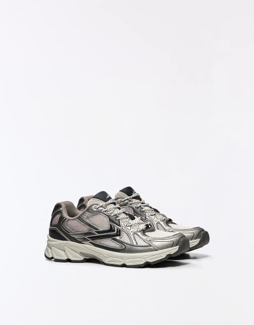 Bershka - Brune sneakers med flere paneler, 4 af 7