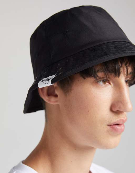 Bershka bucket hat in black