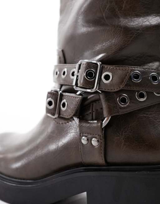 Biker hot sale boots bassi