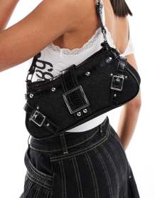 Weekday low rise straight leg pants in cow print