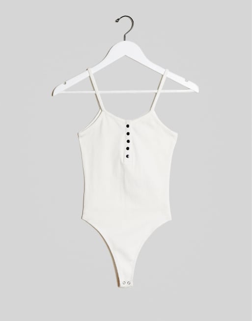 White button best sale down bodysuit