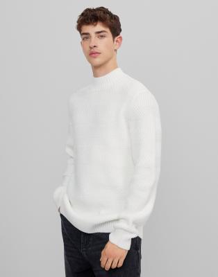 ecru turtleneck sweater