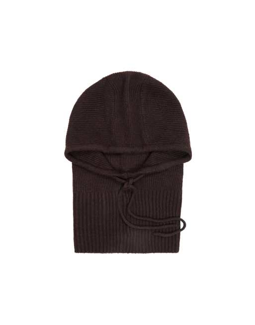 Bershka cagoule en maille marron, 3 de 3
