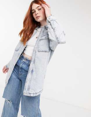 camicia jeans bershka