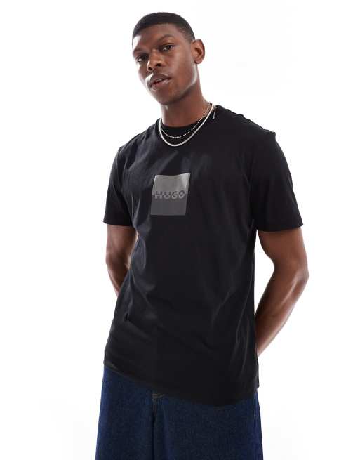 Bershka - Camicia nera con righe trasparenti