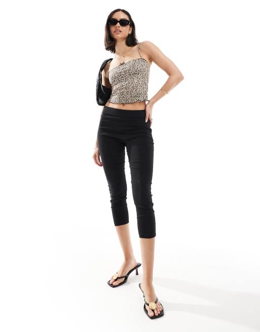 Bershka - Camitop met bandjes en rechte hals in luipaardprint, 2 van 4