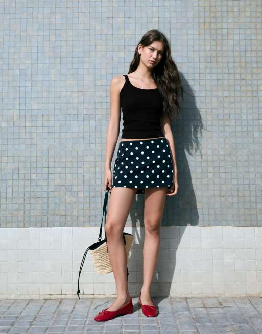 Bershka - Canotta a coste nera, 4 di 5