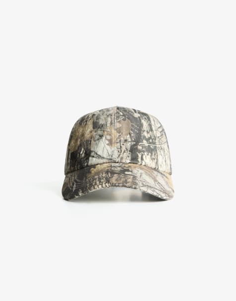 Bershka - Cappellino grigio con stampa - view 1