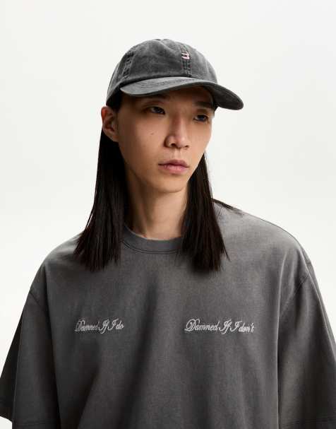 Bershka - Cappellino nero ricamato - view 1