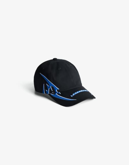 Bershka - Cappellino nero ricamato