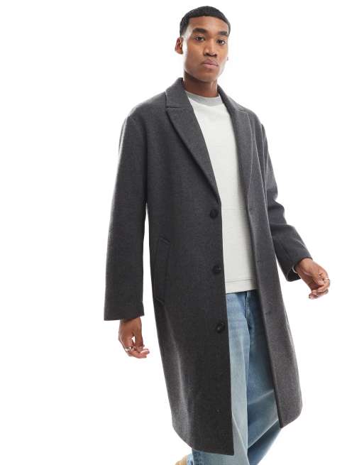 Bershka - Cappotto lungo antracite , 4 di 4