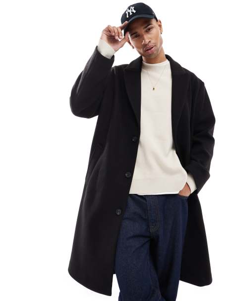 Bershka - Cappotto lungo nero - view 1