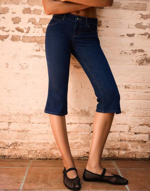 Bershka Capris in blue, 2 of 5