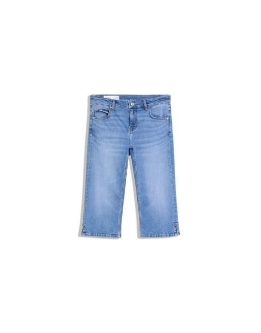 Bershka Capris in mid blue, 2 of 2